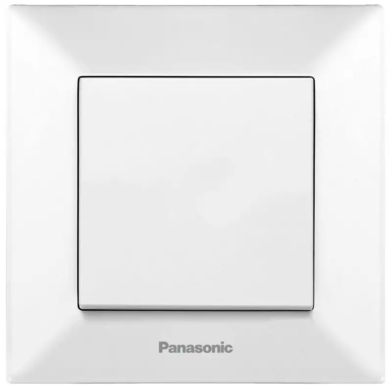Выключатель одноклавишный Panasonic Arkedia Slim, белый, 480100188 купить недорого в Украине, фото 1