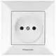 Розетка Panasonic Arkedia Slim, без заземления, белая, 480200220, фото 1 Розетка Panasonic Arkedia Slim, без заземления, белая, 480200220 купить недорого в Украине, фото 1