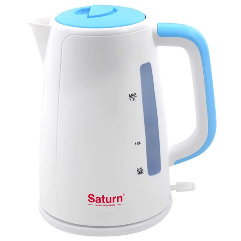 Чайник электрический Saturn ST-EK8435U White/Blue купить недорого в Украине, фото 1