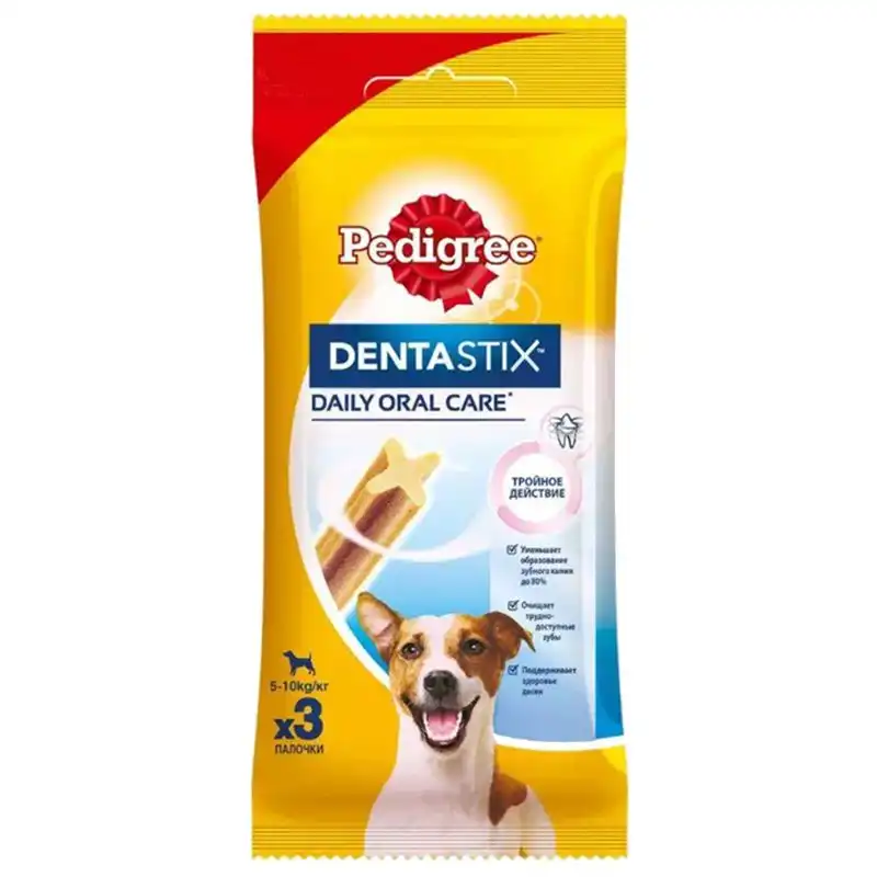 Корм для маленьких собак Pedigree Denta Stix, 45 г, 9042 купити недорого в Україні, фото 1