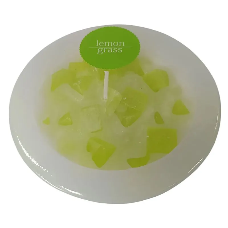 Свічка ароматична півкуля Candy Light, 12х4,5 см, лемонграс купити недорого в Україні, фото 1