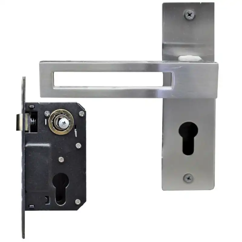 Комплект врізний під ключ UniLock Hi-Tech UL-62204-ЕТ-SN/CP, нікель/хром купити недорого в Україні, фото 1