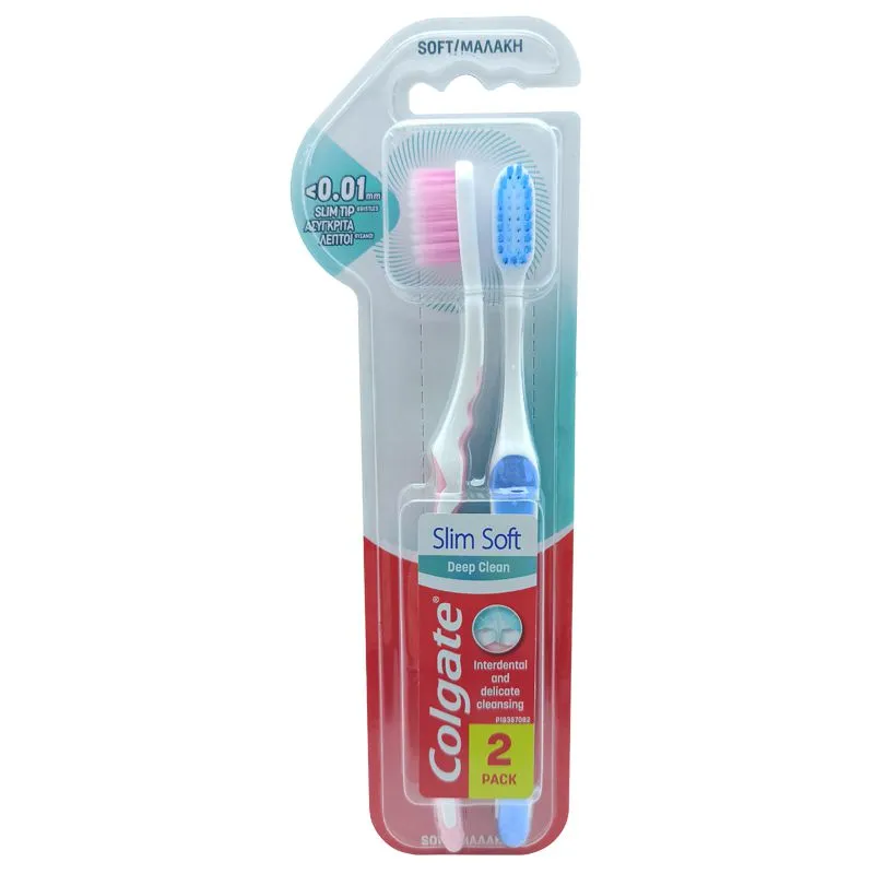 Зубна щітка Colgate Шовкові нитки Глибоке очищення, 2 шт купити недорого в Україні, фото 1