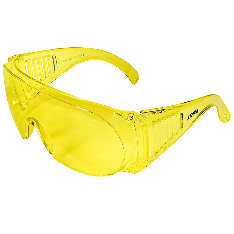 Окуляри захисні Stark SG-06Y, лінза з полікарбонату, жовтий, 515000008 купити недорого в Україні, фото 1