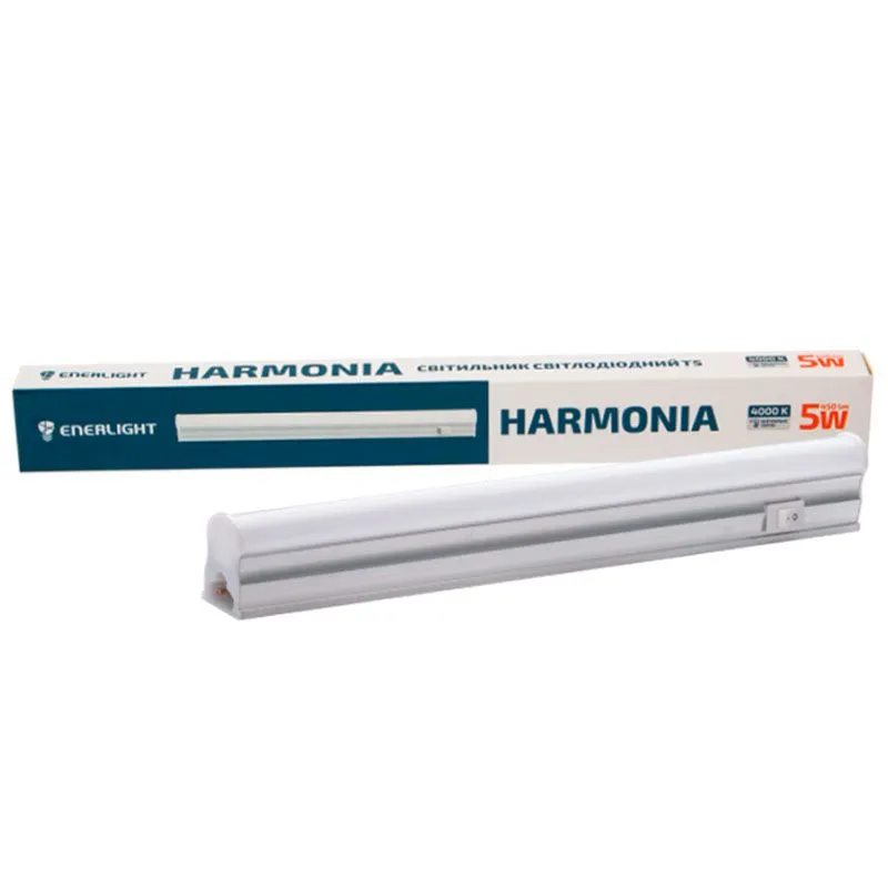 Світильник лінійний світлодіодний Enerlight Harmonia, T9, 5 Вт, 4000 К, HARMONIA5SMD90W купити недорого в Україні, фото 66794
