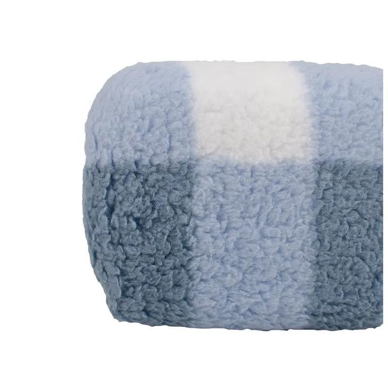 Плед Biltex Шепра Chester Blue, 150х200 см, блакитний купити недорого в Україні, фото 2