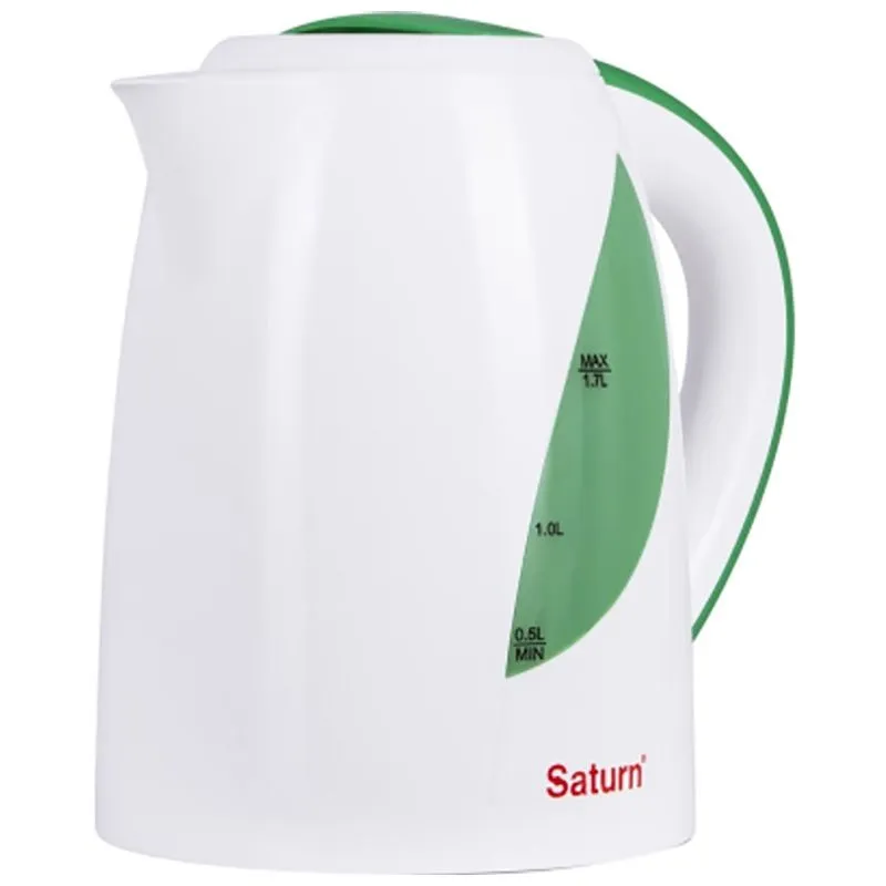 Чайник электрический Saturn ST-EK8437U White/Lt.Green купить недорого в Украине, фото 1