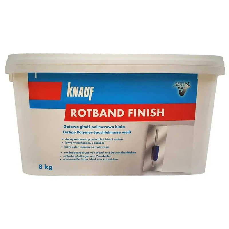 Шпаклевка Knauf Rotband Finish, 8 кг, 679730 купить недорого в Украине, фото 1