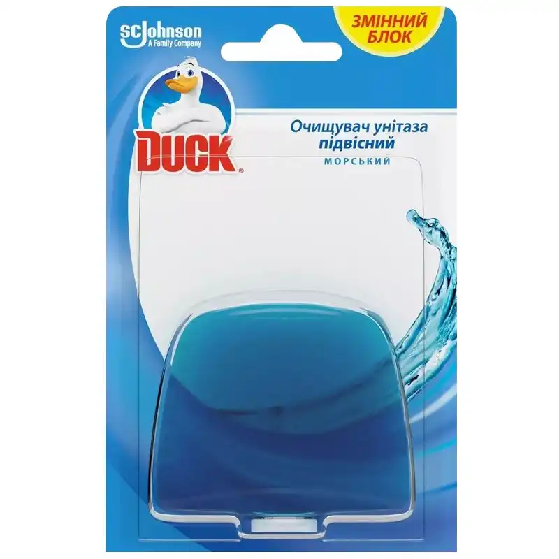 Очищувач для унітазу підвісний Toilet Duck, морський, 16030864 купити недорого в Україні, фото 1