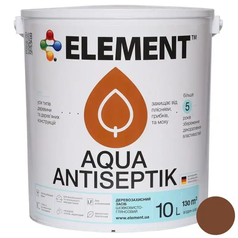 Антисептик Element Aqua, 10 л, кипарис купити недорого в Україні, фото 1
