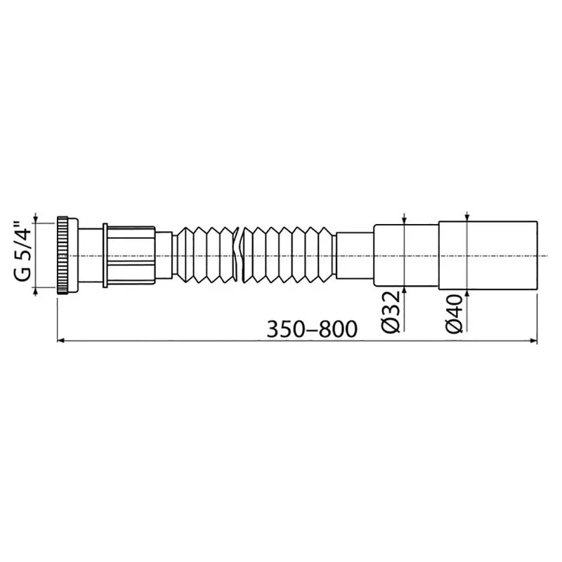 Гибкое соединение Koller Pool A760, 5/4", GPWM-5/4"40/32 купить недорого в Украине, фото 2