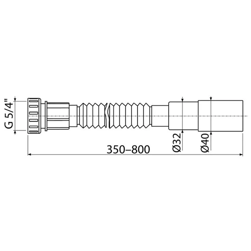 Гибкое соединение Koller Pool, A750, 5/4", GPWP-5/4»40/32 купить недорого в Украине, фото 2
