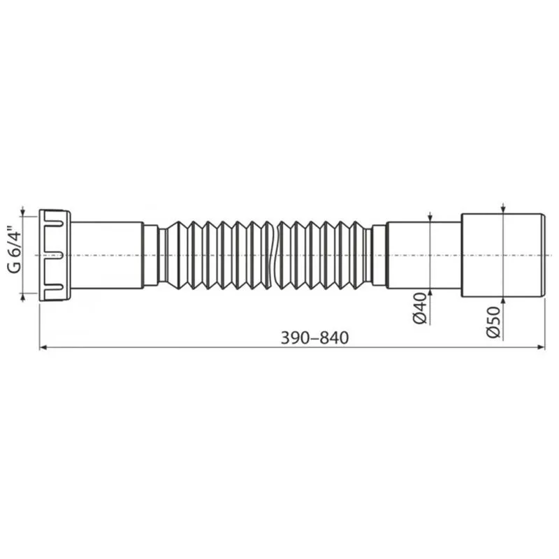 Гибкое соединение Koller Pool A770, 6/4", GPWM-6/4" 50/40 купить недорого в Украине, фото 2