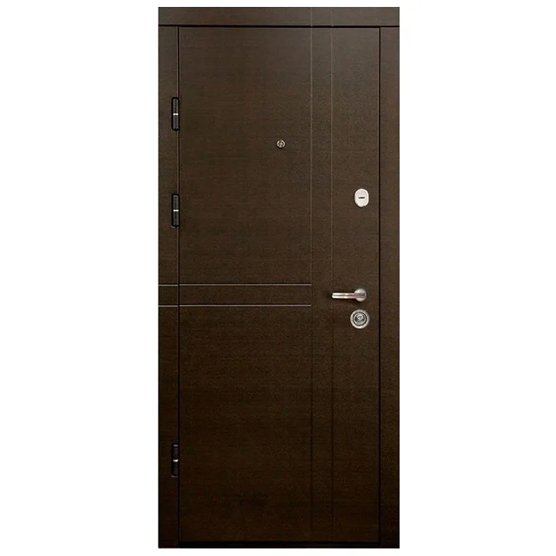 Дверь входная Министерство дверей ПК-180/161, 860x2050 мм, венге горизонт темный/мадрид шале, левая купить недорого в Украине, фото 1