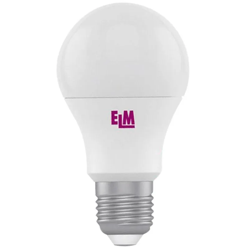 Лампа світлодіодна ELM, B60, 7 Вт, E27, 4000 К, PA10L, 18-0119 купити недорого в Україні, фото 1