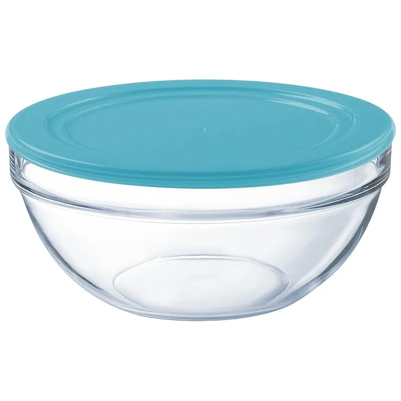 Салатник с крышкой Luminarc Stackable Caps, 14 см, прозрачный, X0950 купить недорого в Украине, фото 1