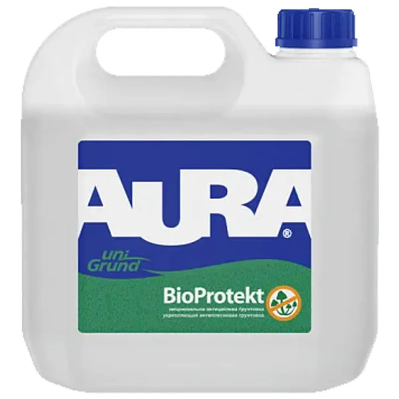 Грунтовка Aura Unigrund BioProtekt, 1 л купить недорого в Украине, фото 1