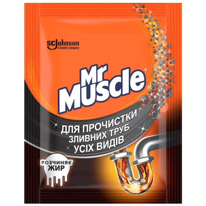 Средство для чистки труб Mr Muscle, гранулы, 70 г, 16029602 купить недорого в Украине, фото 1