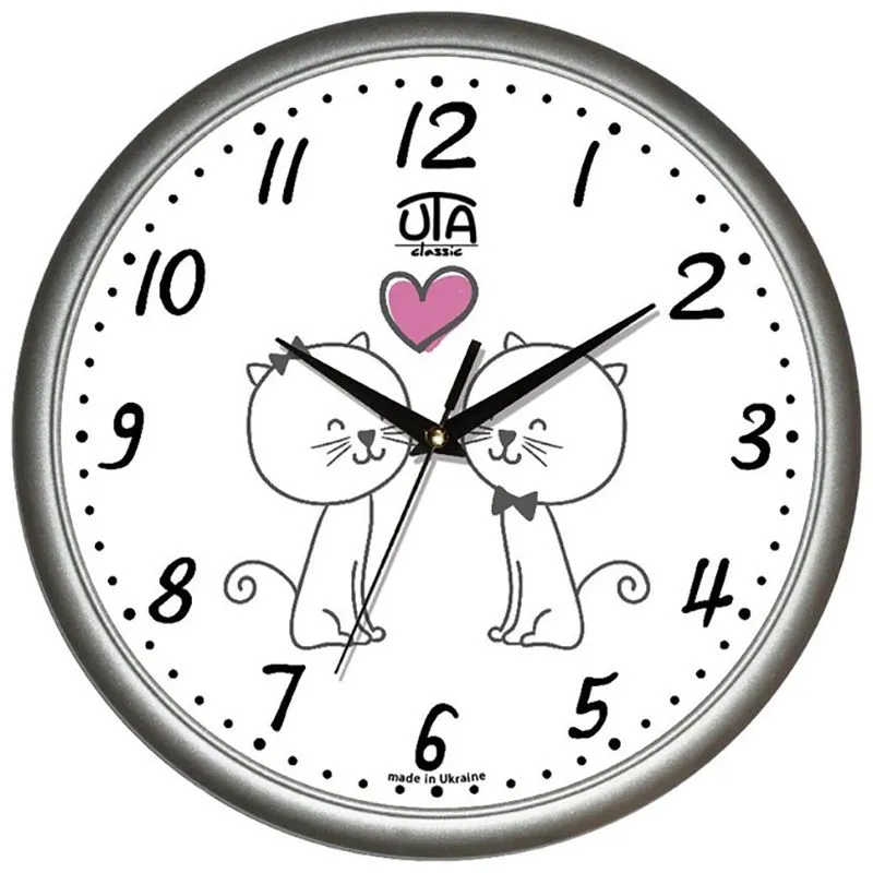 Годинник настінний Uta Love, 30х30 см купити недорого в Україні, фото 1