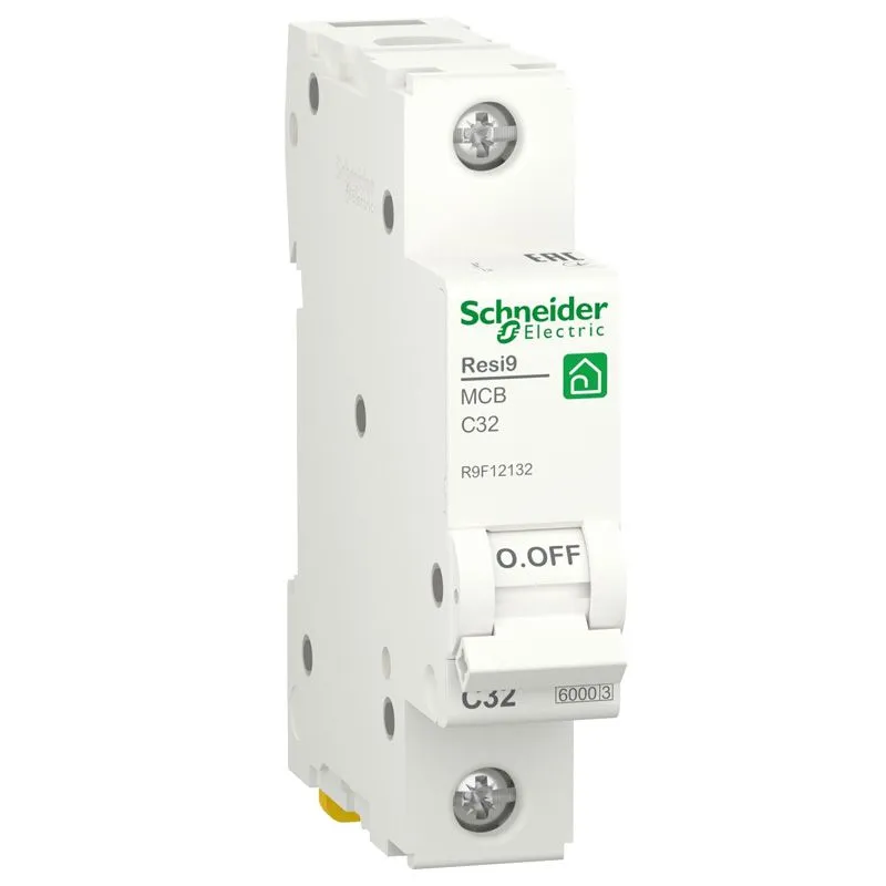Автоматичний вимикач Schneider Electric, RESI9, 1P, 32A , С, 6KA, R9F12132 купити недорого в Україні, фото 1