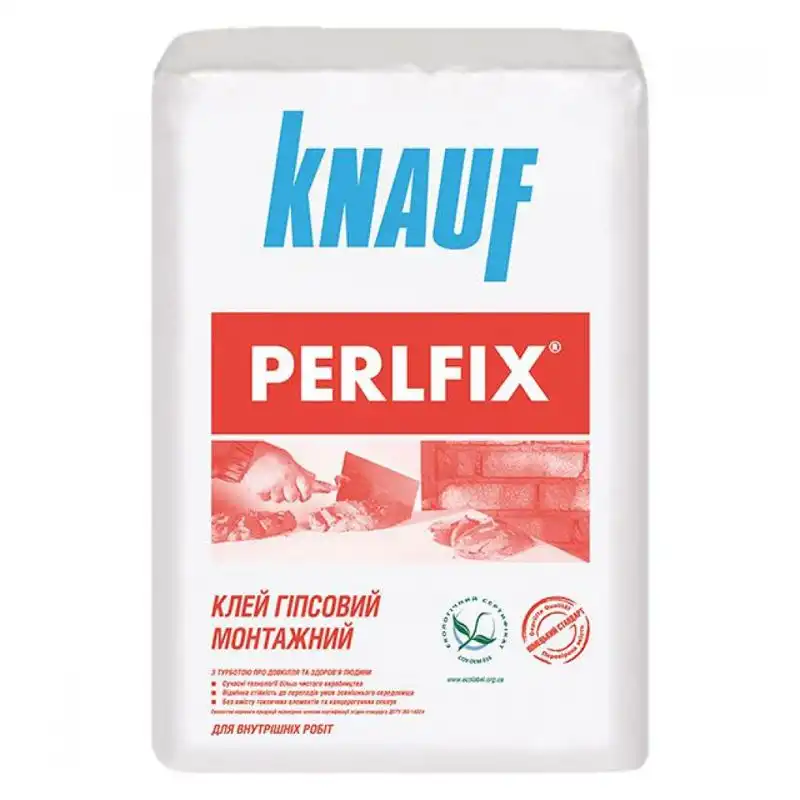 Клей для гіпсокартону Knauf Perlfix, 25 кг купити недорого в Україні, фото 1