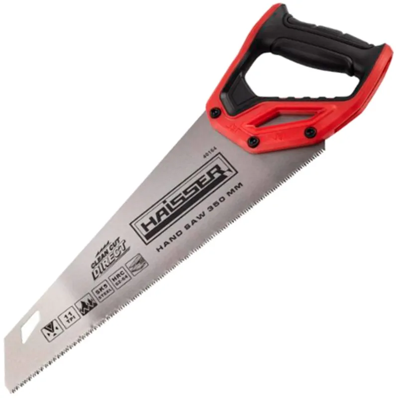 Ножовка по дереву Haisser Direct, 350 мм, 11TPI, 3D, SK5, 107563 купить недорого в Украине, фото 1