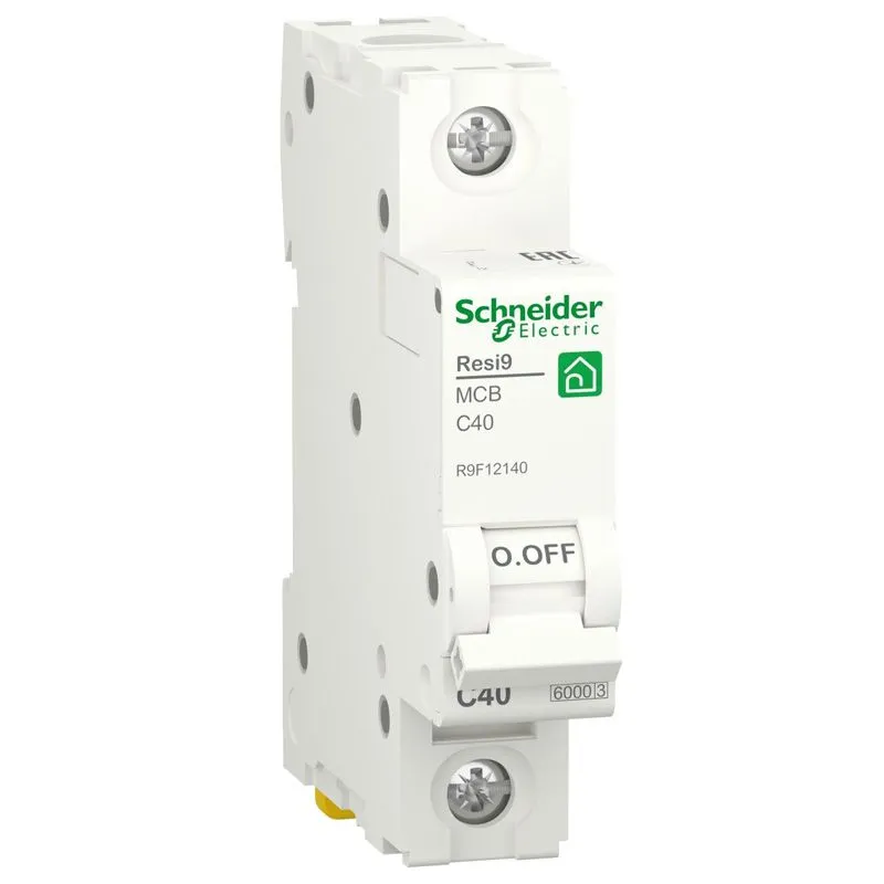 Автоматичний вимикач Schneider Electric, RESI9, 1P, 40A , С, 6KA, R9F12140 купити недорого в Україні, фото 1