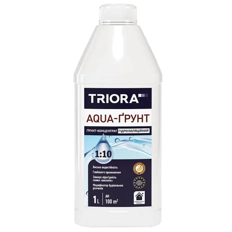 Ґрунтовка Triora Aqua, 1 л купити недорого в Україні, фото 1