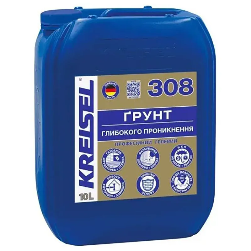 Ґрунтовка гелева Kreisel 308, 10 л купити недорого в Україні, фото 1