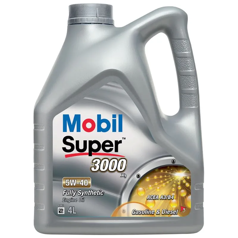Олива моторна Mobil Super 3000 X1 5W-40 EU, 4 л, 157302 купити недорого в Україні, фото 1