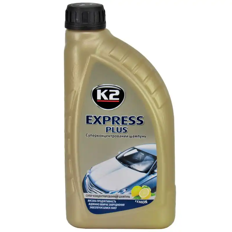 Шампунь для безконтактної мийки автомобіля з воском K2 Express Plus, 1 л, EK141 купити недорого в Україні, фото 1