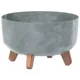 Горшок для цветов Prosperplast Gracia Low Beton Effect, 24 см, бетон, 71884-422 купить недорого в Украине, фото 1