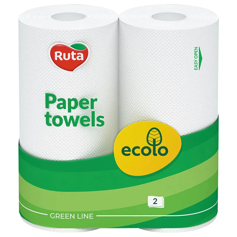Полотенца бумажные Ruta Ecolo, 2 шт, 58768996 купить недорого в Украине, фото 1