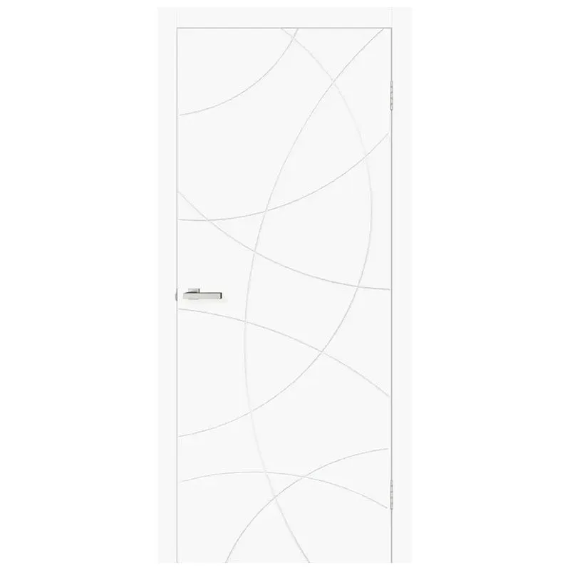 Дверное полотно ОМіС Cortex Геометрія 02 silk matt 600x2000 мм, белый купить недорого в Украине, фото 1