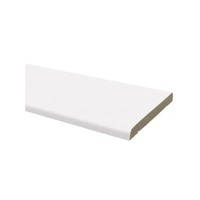 Лиштва прямокутна ОМіС Cortex, 2200х70х8 мм, білий silk matt купити недорого в Україні, фото 1