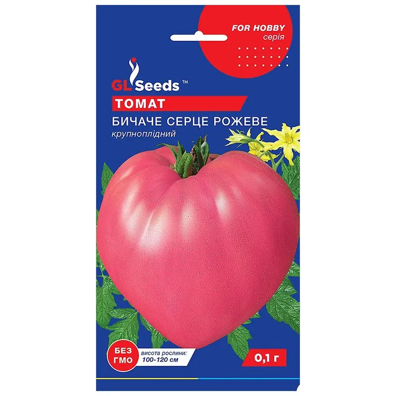 Семена томата GL Seeds Бычье сердце розовый, 0,1 г купить недорого в Украине, фото 1