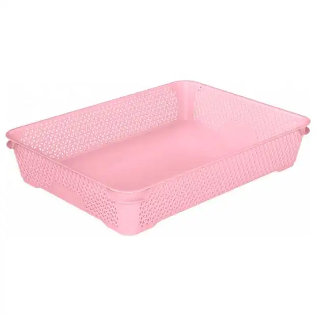 Ящик для зберігання Keeeper mini basket А-4, рожевий, 371.1 купити недорого в Україні, фото 1