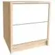 Комод Erin 1 Даск-Центр, 500x400x400 мм, дуб сонома/ белий аляска, 121448 купить недорого в Украине, фото 1