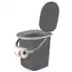 Ведро туалетное BranQ, 22 л, серый, 1306 купить недорого в Украине, фото 1