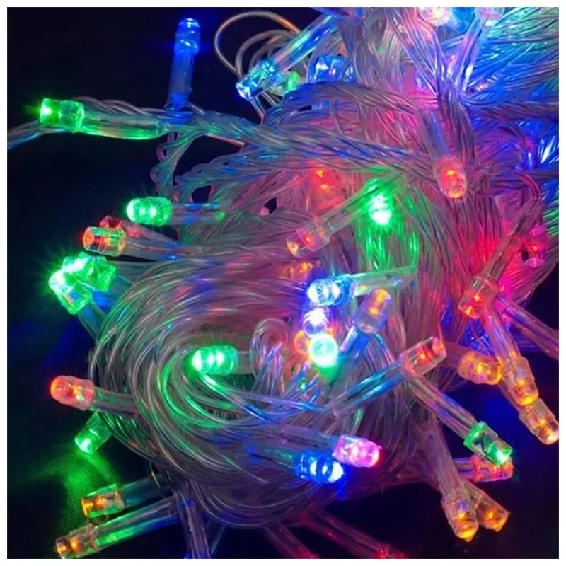 Гирлянда светодиодная, 8 м, 100 LED, разноцветный, 1110-01 купить недорого в Украине, фото 1
