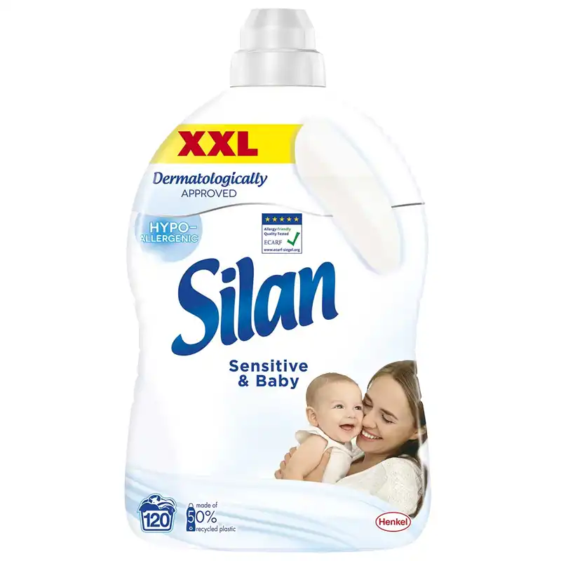 Ополіскувач для білизни Silan Sensitive Дитячий, 2850 мл купити недорого в Україні, фото 1