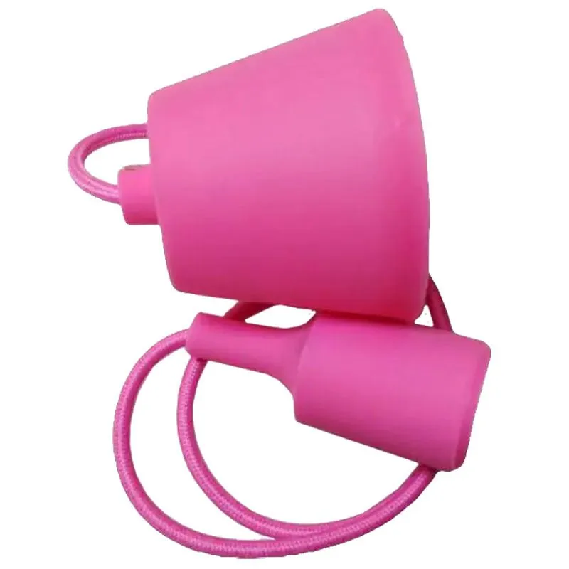 Світильник силіконовий Lumano ART-LOFT E27 Pink купити недорого в Україні, фото 1