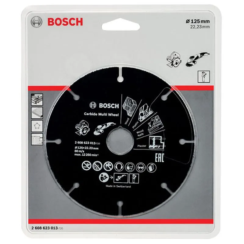 Диск отрезной Bosch, 125 мм, 2608623013 купить недорого в Украине, фото 1