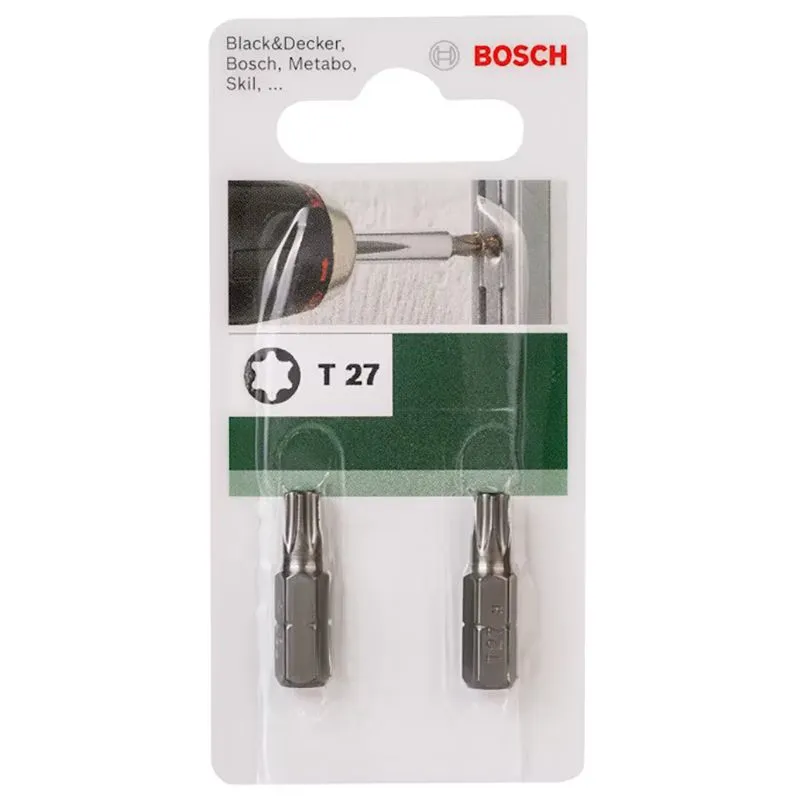 Набор бит Bosch TORX T27 XH DIY, 25 мм, 2 шт, 2609255936 купить недорого в Украине, фото 1