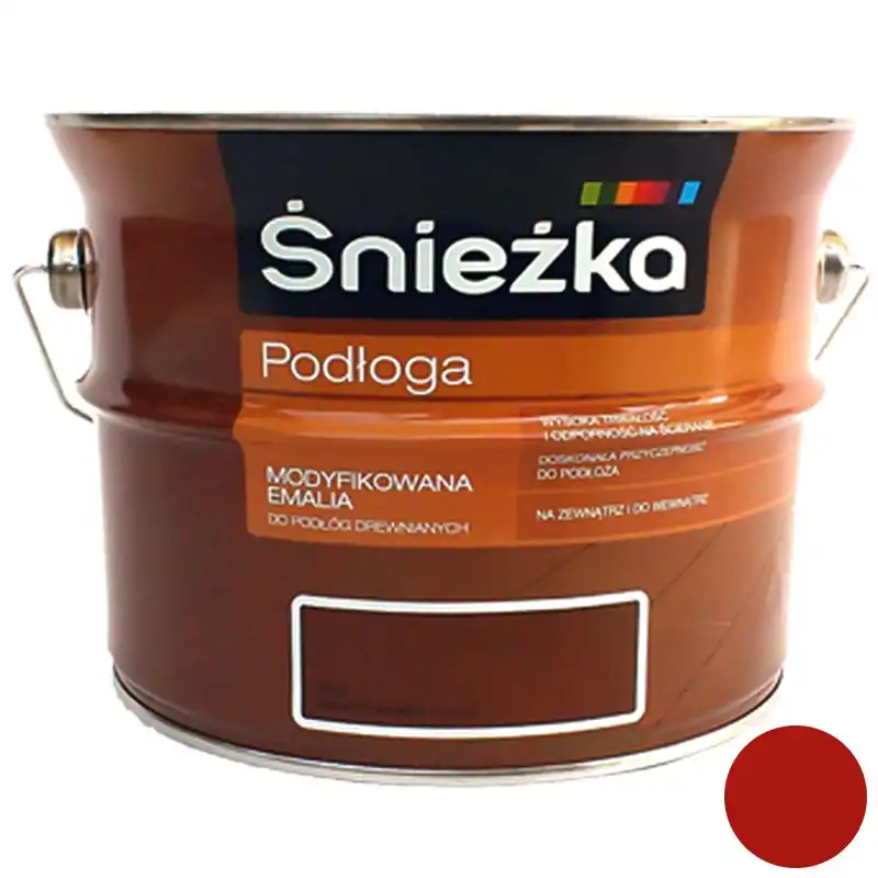 Емаль для підлоги Sniezka, 2,5 л, горіх посередній купити недорого в Україні, фото 1