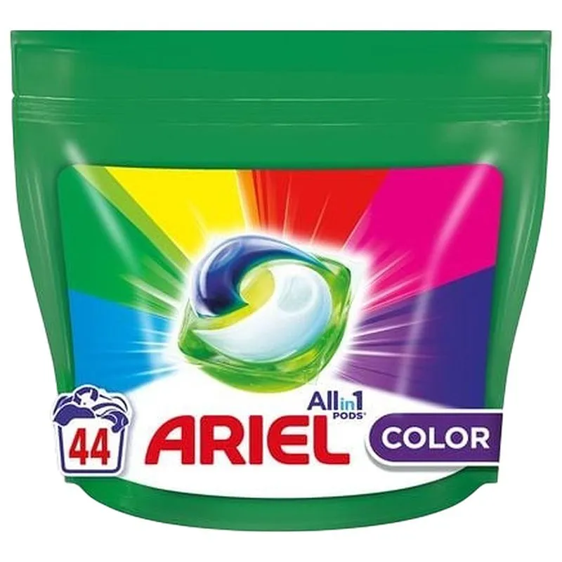 Капсули для прання Ariel Автомат Для кольорових речей, 44 шт х 18,2 г купити недорого в Україні, фото 1