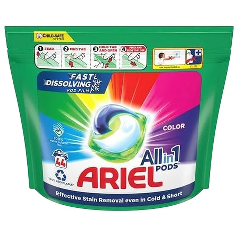 Капсули для прання Ariel Автомат Для кольорових речей, 44 шт х 18,2 г купити недорого в Україні, фото 2