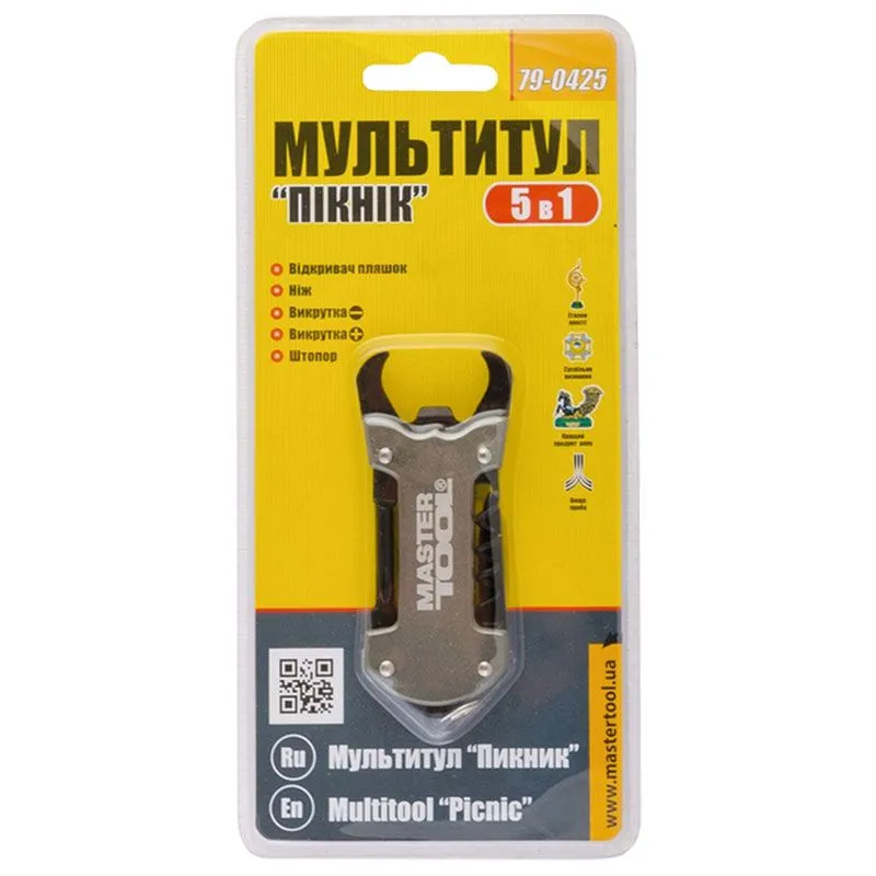 Мультитул Master Tool Пикник 5-в-1, 79-0425 купить недорого в Украине, фото 2