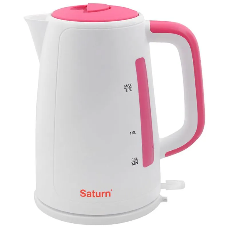 Чайник электрический Saturn ST-EK8435U White/Pink купить недорого в Украине, фото 1