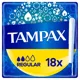 Тампоны гигиенические с аппликатором Tampax Regular Duo, 18 шт купить недорого в Украине, фото 1
